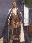 unknow artist Major His Highness Maharao Umed Singh II of Kota France oil painting artist